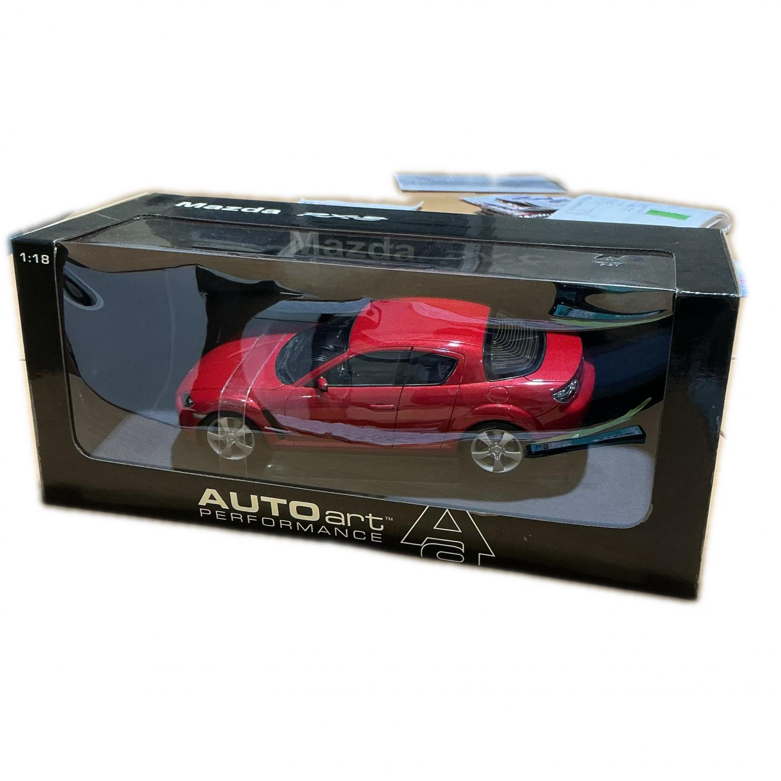【全品ポイント10倍！要エントリー】AUTOart 1/18Mazda RXー8 2003 RHドライブ ヴェロシティレッド 75927【中古】｜ワットマン店