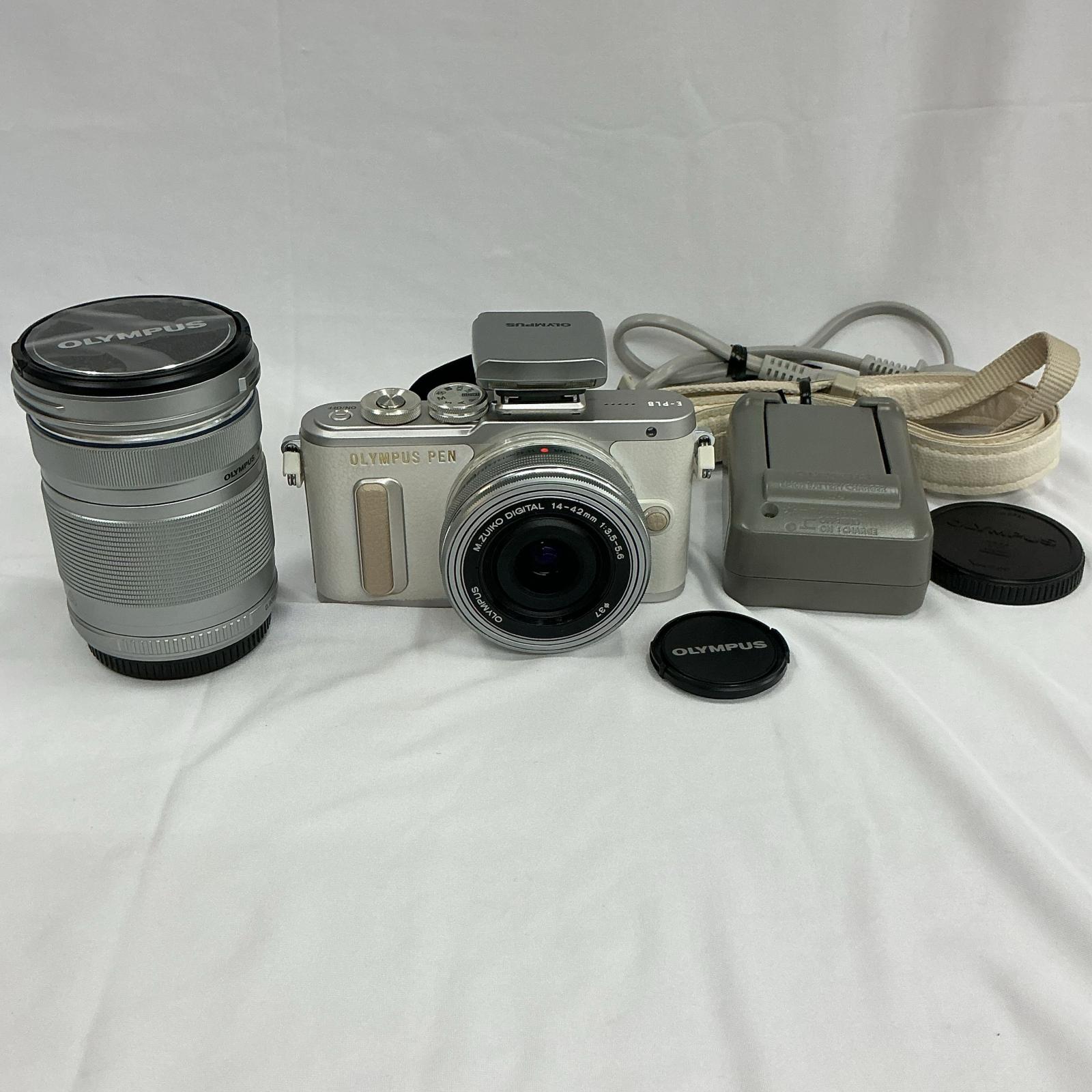 【全品ポイント10倍!要エントリー】OLYMPUS ミラーレス一眼カメラE-PL8 ダブルズーム【中古】|ワットマン店
