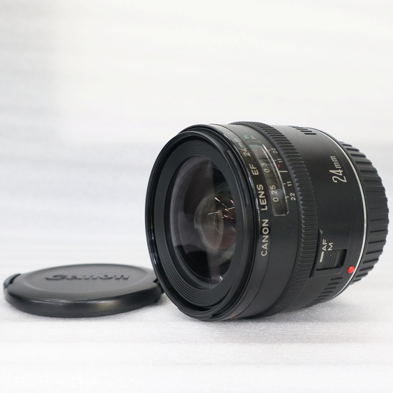 【全品ポイント10倍！要エントリー】キャノン canon 交換レンズ Canon EF 24mm f/2.8 ブラック【中古】｜ワットマン店 8,435円