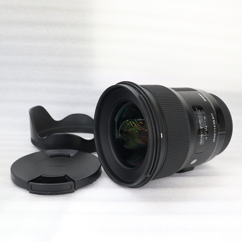 【全品ポイント10倍!要エントリー】交換レンズ SIGMA 24mm F1.4 DG HSM Art ブラック【中古】|ワットマン店