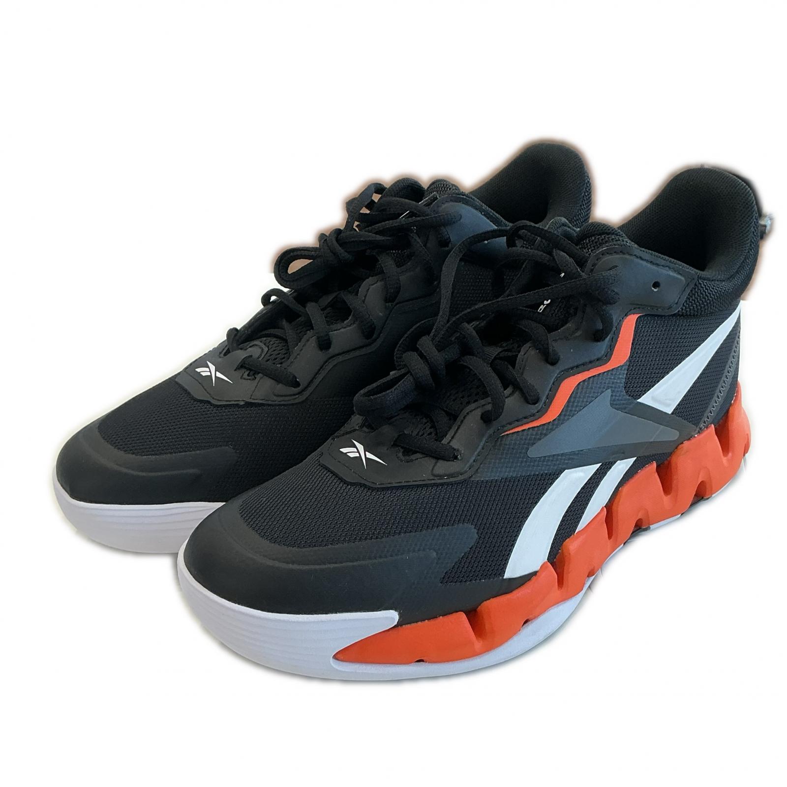 【全品ポイント10倍！要エントリー】Reebok スニーカー ZIG BUCKETS 黒/オレンジ【中古】｜ワットマン店