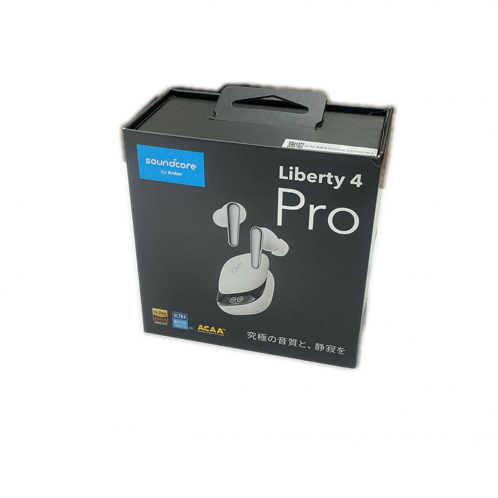 【未使用】Soundcore イヤホン Soundcore Liberty 4 Pro ホワイト【中古】｜ワットマン店