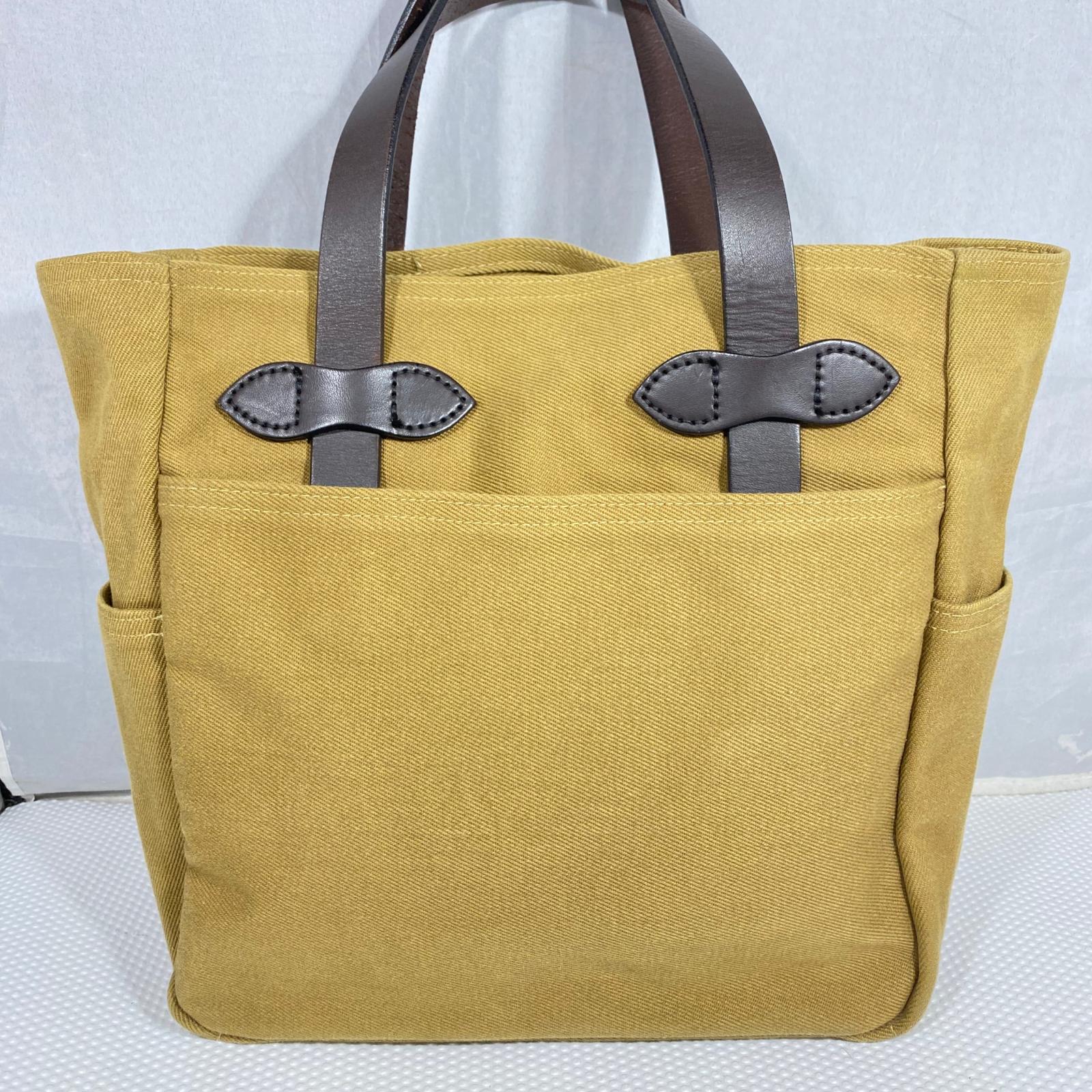 【全品ポイント10倍!要エントリー】フィルソン FILSON キャンバス トートバッグ レディース カーキ【中古】|ワットマン店