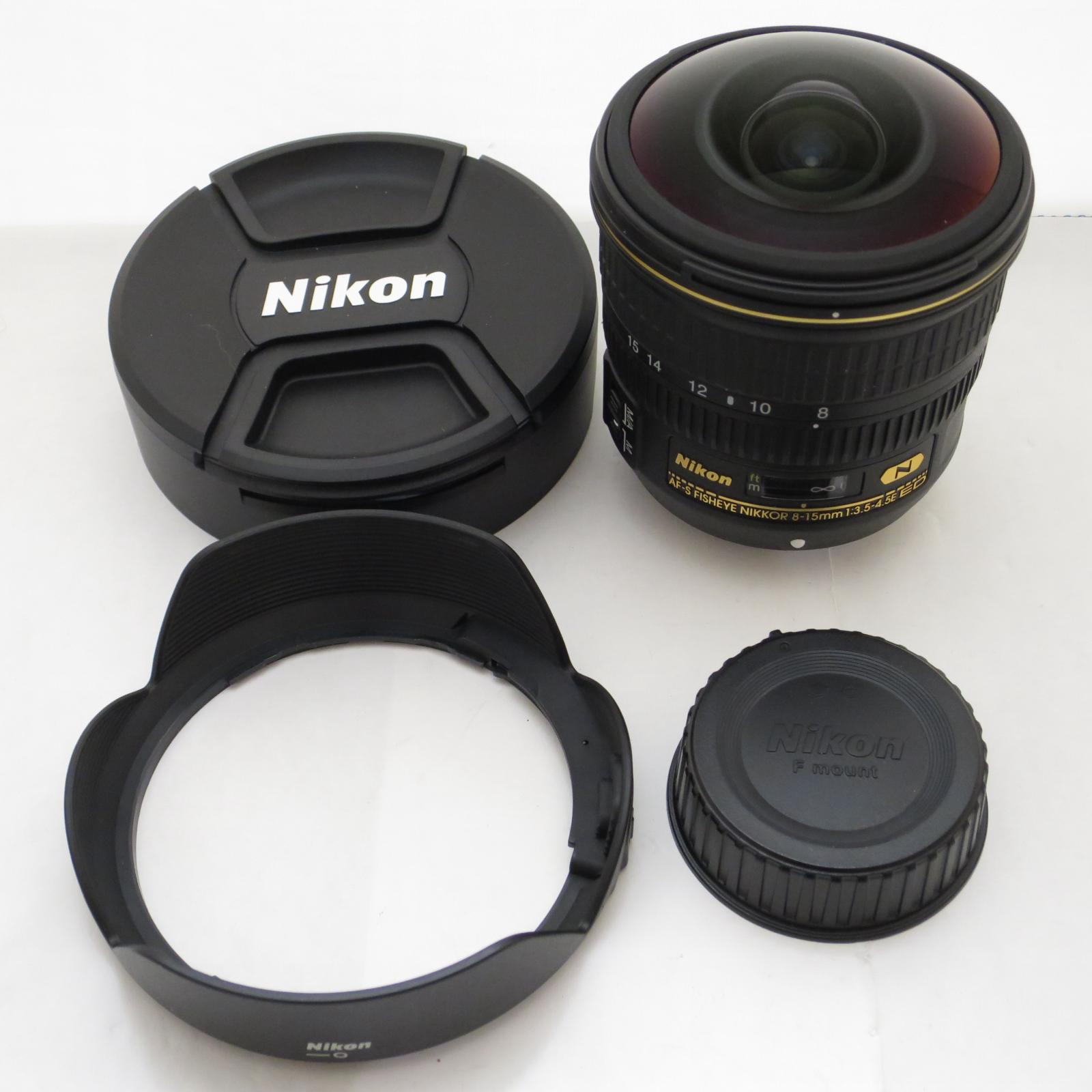 【全品ポイント10倍!要エントリー】ニコン Nikon フルサイズ対応Fマウント用ズームレンズ AF-S Fisheye Nikkor 8-15mm f/3.5-4.5E ED|ワットマン店