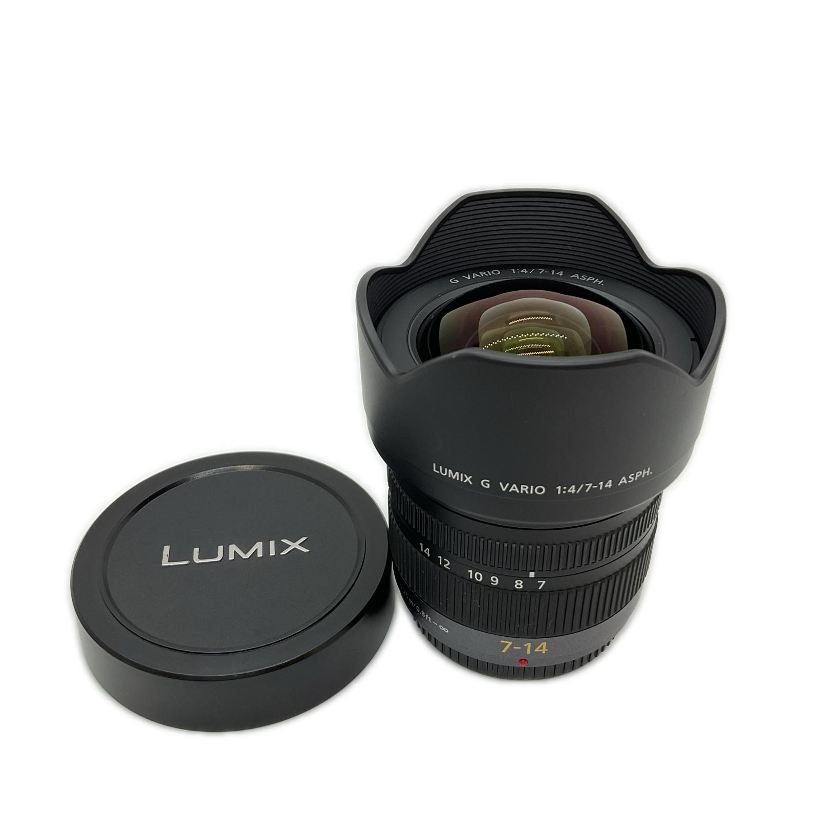 【全品ポイント10倍！要エントリー】パナソニック Panasonic 交換レンズ Lumix G Vario 7-14mm F4.0 ASPH【中古】｜ワットマン店