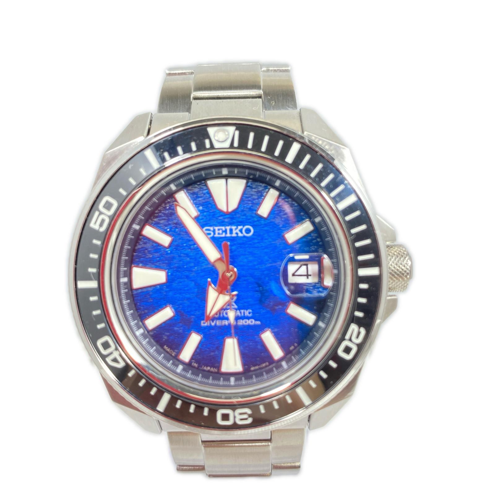 【全品ポイント10倍！要エントリー】セイコー SEIKO PROSPEX DIVER SCUBA Save the Ocean Special Edision メンズ腕時計 自動巻き SBDY065 青【中古】｜ワットマン店