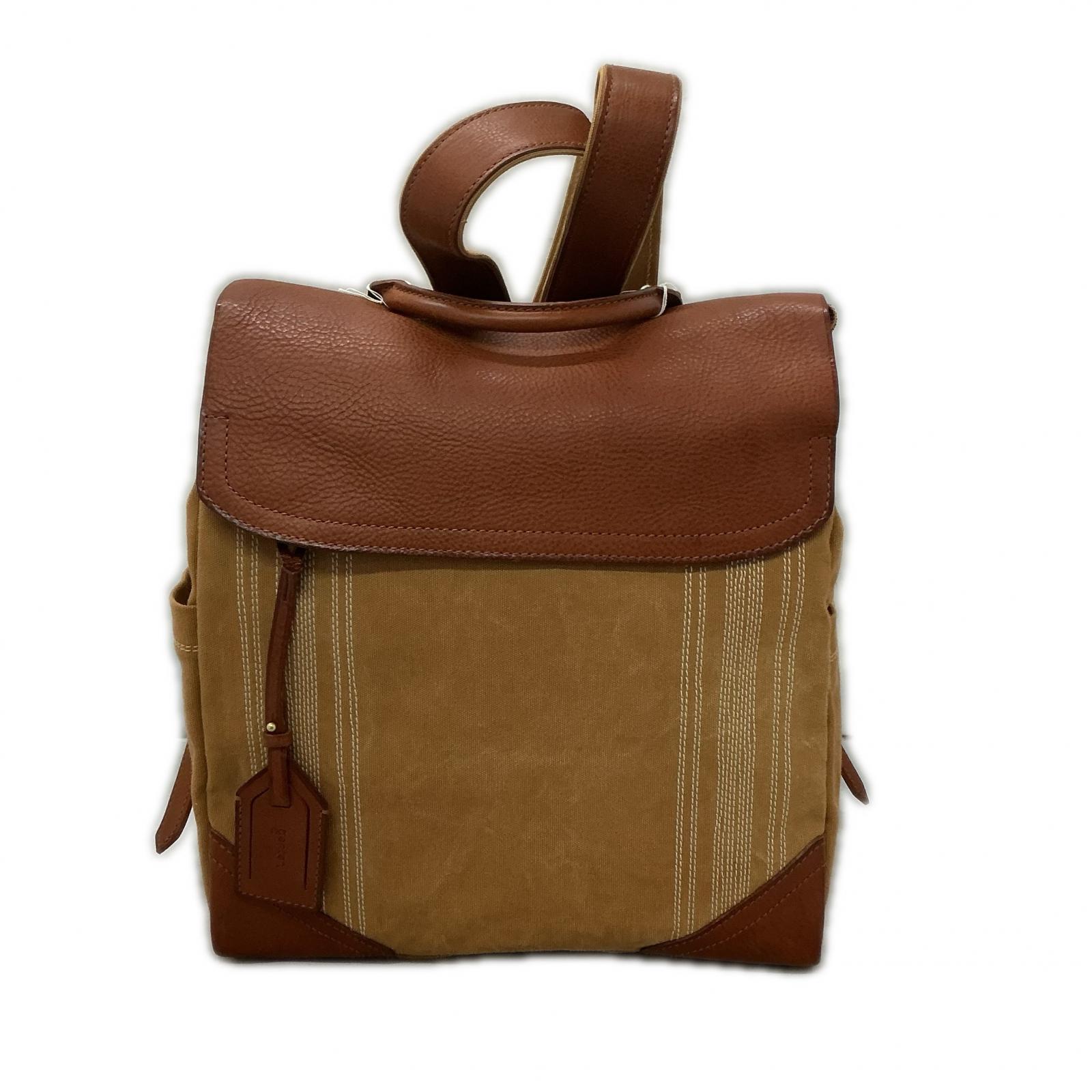 【全品ポイント10倍！要エントリー】ゲンテン genten genten ミモザ ベーシックリュック ブラウン【中古】｜ワットマン店