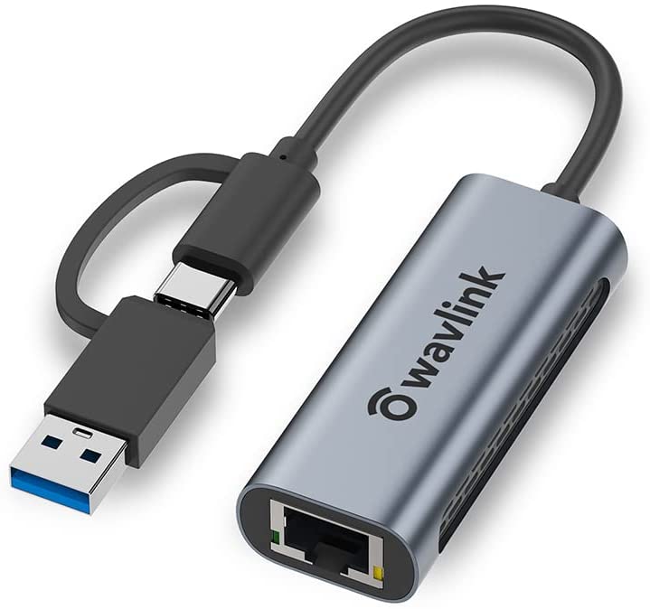 購買 WAVLINK 2.5G有線LANアダプター USB-C USB3.0 2in1 LAN変換コンバーター RJ45 ギガビットイーサネット 10  100 1000 2500 Mbps 高速転送 コンパクト 在宅勤務 オンライン授業またはオンライン会議に適用 toyama-nozai.co.jp