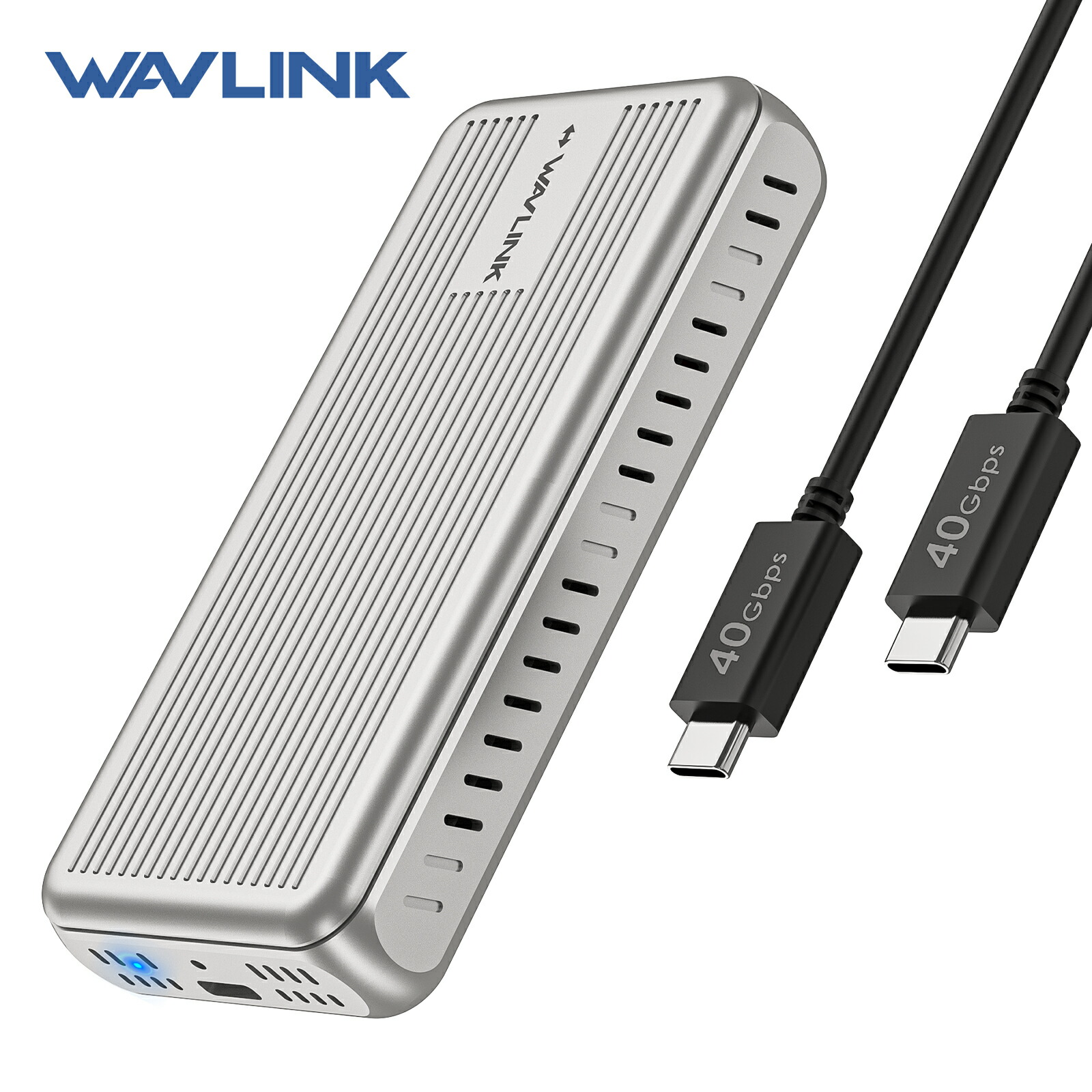 【20%OFF+SS継続期間中エントリーでP10倍】【USB4 最大限度40Gbps】WAVLINK M.2 SSD容れもの 、PCIe NVMe SSD相応う、8結核症電気容量取りひろげる相応う USB4エンクロージャ 2230/2242/2260/2280 B+M/M足がかりPCIe SSD相応う、物の具不必要の備え付ける、TBT4/TBT3/USB4/USB3.2などに相応う 冷やかす取り合わせ付