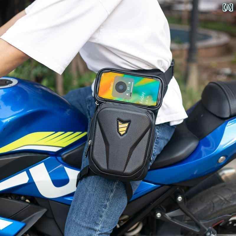 レッグバッグ バイク ウエストポーチ メッセンジャー スポーツ 多機能 メンズ 防水 乗馬 ブラック 4,359円