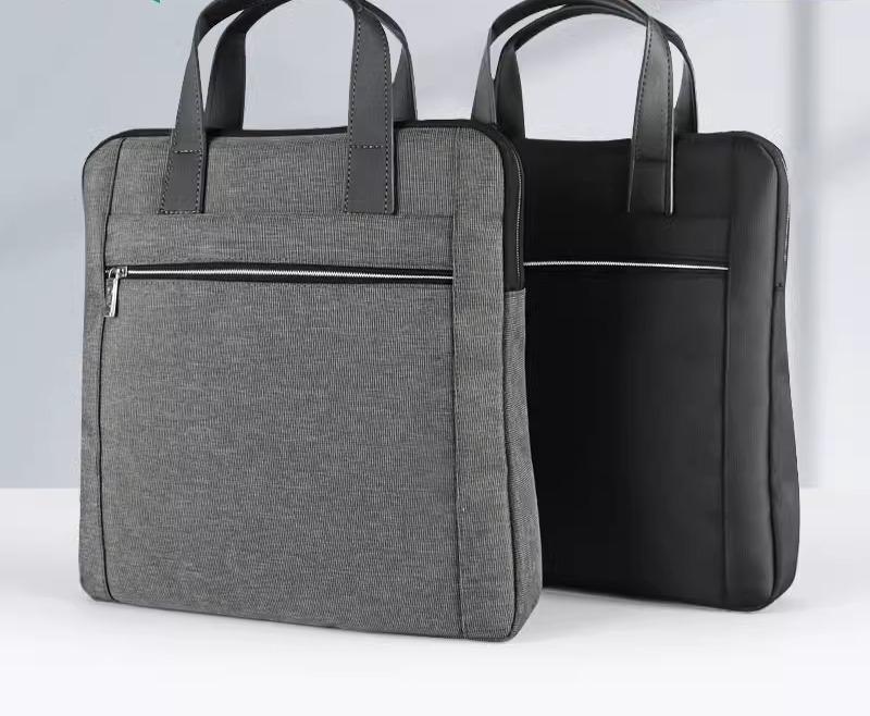 トートバッグ ハンドバッグ A4 オフィス 通勤 ビジネス キャンバス ジッパー 防水 大容量 レディース 縦型 横型 ブリーフケース ブラック グレー