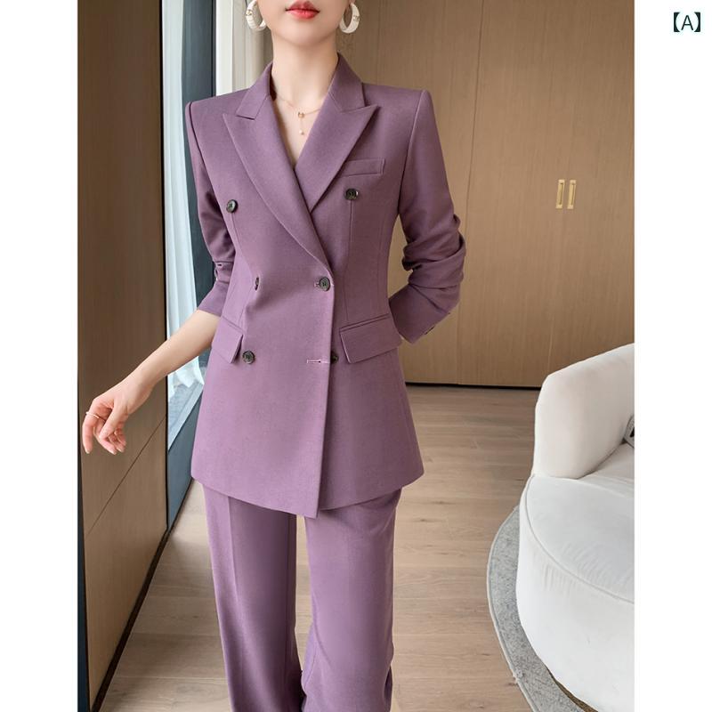 レディース ジャケット パンツ シンプル オフィス ビジネス カジュアル ブリティッシュ 女性 大人 きれいめ 2次会 パーティー 参観日 卒業式 入園式 入学式 卒園式 ファッション スタイリッシュ 春秋