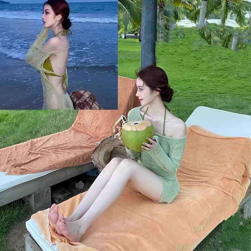 ビキニ 水着 レディース ファッション 夏 プール 海水浴 ビーチ レジャー グリーン 緑 ナイロン スパンデックス ポリエステル 三角 フレンチ