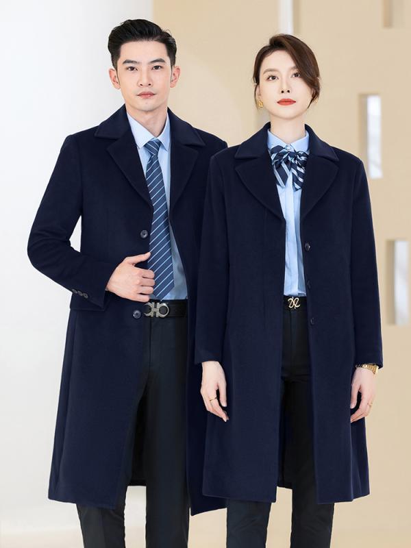 レディース 婦人服 メンズ 紳士服 コート アウター 作業着 仕事 制服 営業 スリムフィット 冬 ウール 取り外し ライナー ミドル丈 綿｜way-ugo