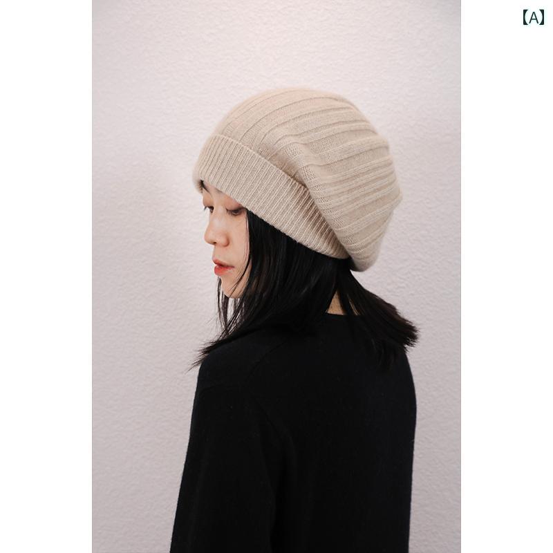 ニット帽 レディース メンズ 帽子 厚手 暖かい 耳あて ベレー ベージュ ブラック カーキ ビーニー