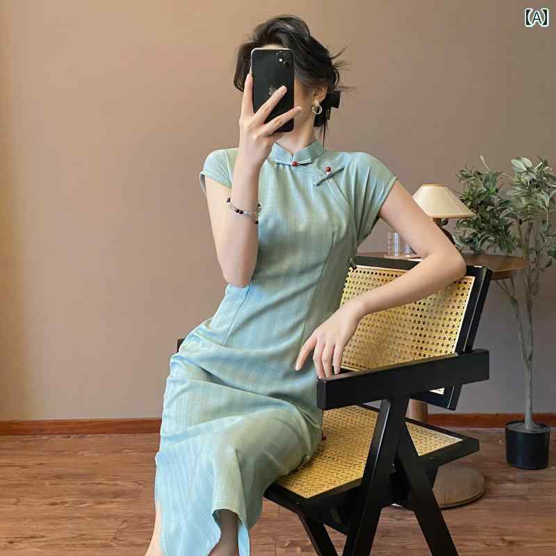 瀬戸もの 御召しもの レディース レトロ 夏時 衣装 お呼ばれ 普段使い走り 成人女性用 瀬戸もの風 民族風 縞模様 ロングスコート 窈窕たる 流行り物