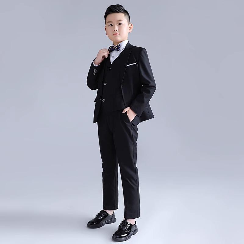 キッズ 130～180cm 男の子 セレモニースーツ フォーマル おしゃれ着 ボーイ スモール ホスト スーツ 子供 ピアノ パフォーマンス スーツ 秋冬 入学式 卒園式 卒業式 結婚式