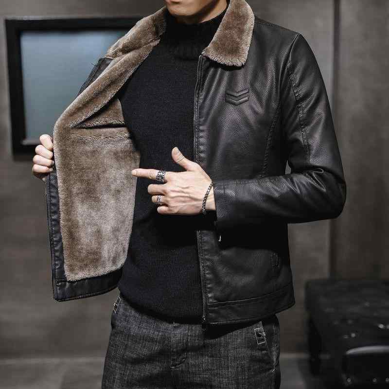 メンズ レザージャケット 革 裏起毛 厚手 ラムウール 羊毛 皮 オール イン ワン レザージャケット ダッド ジャケット ジッパー 長袖 スリムフィット ファッション 17,458円