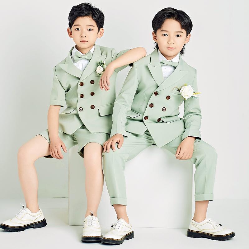 ちびっ子服 キッズ 背広 夏 華燭の典 演技 華燭の典 出来事 御祝い フォーマル 心地よい 今めかしい 寄り合い 告げ知らせる会 古典派音楽