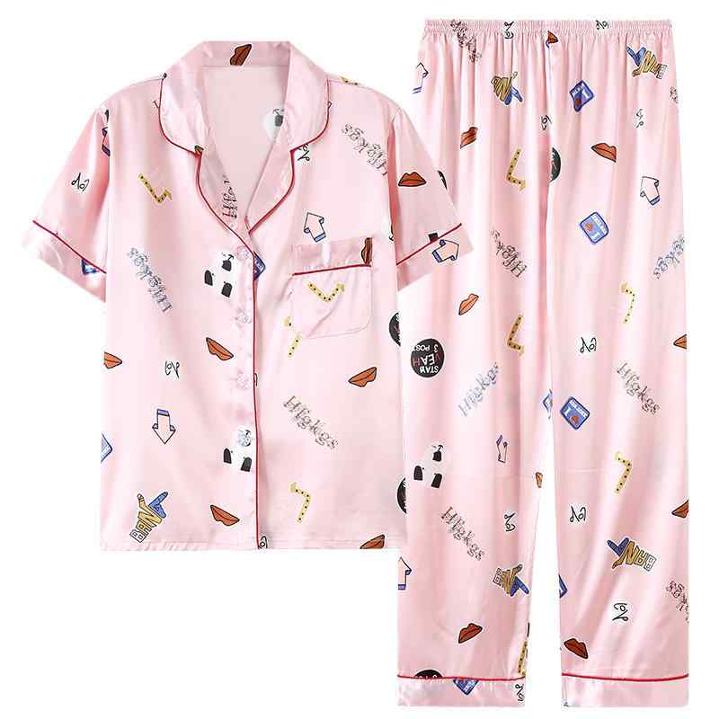 パジャマ ルームウェア セット ナイトウェア 夏 レディース 薄手 半袖 ホーム 服 春秋 冷感 夏 大きいサイズ