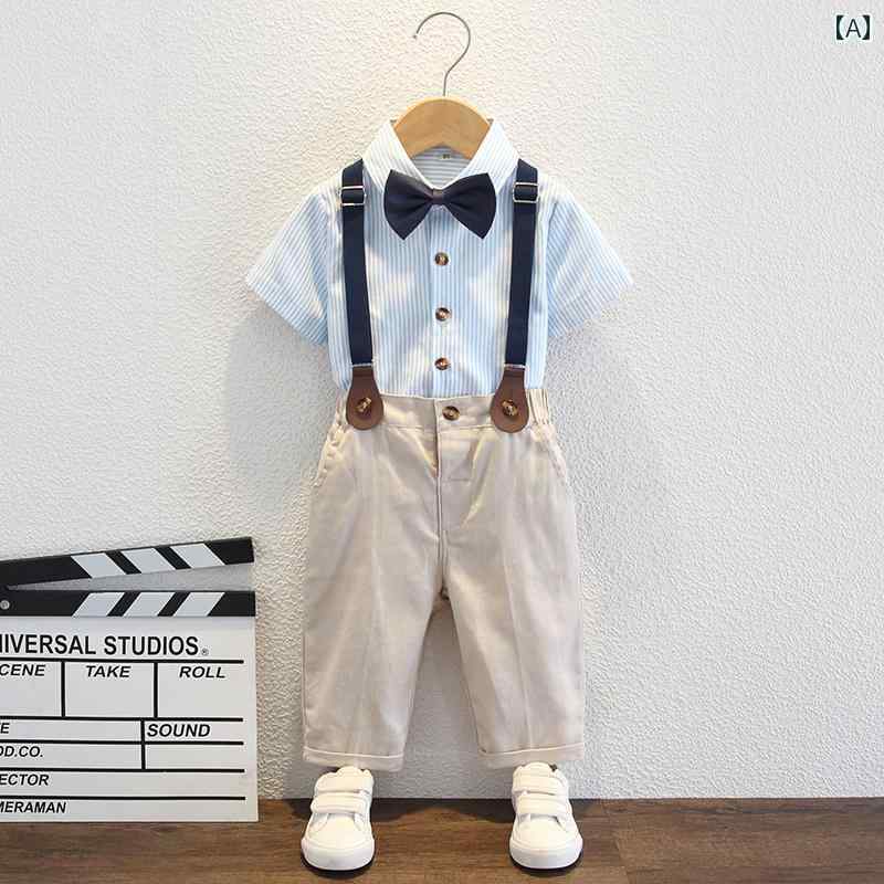 キッズ ベビー 男の子 セレモニースーツ フォーマル おしゃれ着 ボーイ スーツ 春秋 オーバーオール 子供 スーツ 男の子 夏 半袖 英国 入園式 入学式 卒園式 卒業式 結婚式