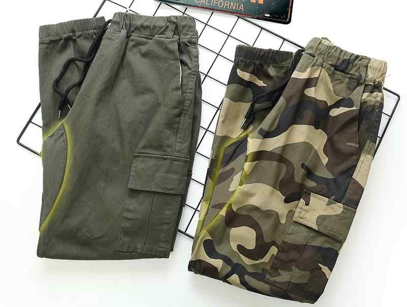 パンツ メンズ 春秋 カーゴパンツ 迷彩 綿 ストレッチ 溶接工 服 ゆったり 建設 現場 作業服 作業着 拘束 労働者 保護 耐摩耗