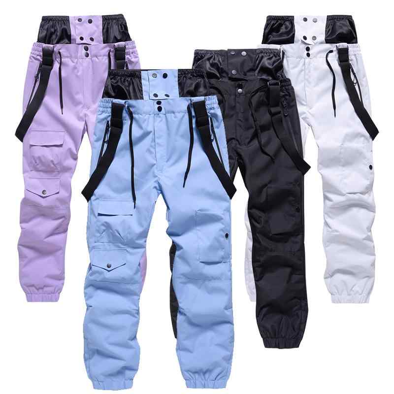 スノボー ファッション ウィンター用品 スポーツウェア メンズ レディース スキー パンツ 防風 防水 耐摩耗 暖かい カップル スリム ズボン 男女兼用