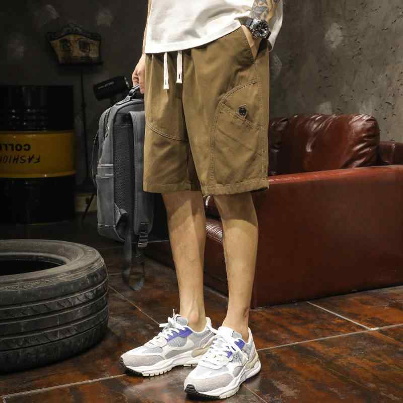 ハーフパンツ メンズ アメリカン ヘビーウェイト コットン ワーク ショーツ ベーシック シンプル ミッド パンツ 夏 カジュアル パンツ オーバーサイズ ベーシック ファッション かっこいい