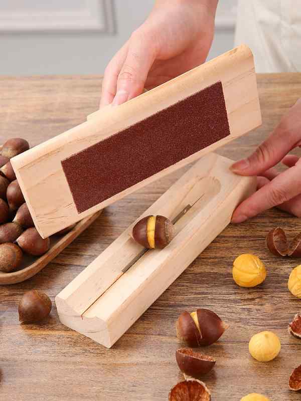 楽天市場】栗拾い アーティファクト 木製 コーン 栗 開口 ツール 家庭