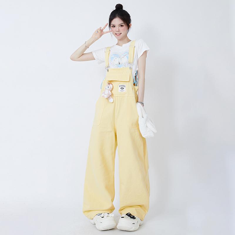 楽天市場】オーバーオール 秋冬 サロペット パンツ つぎ レディース