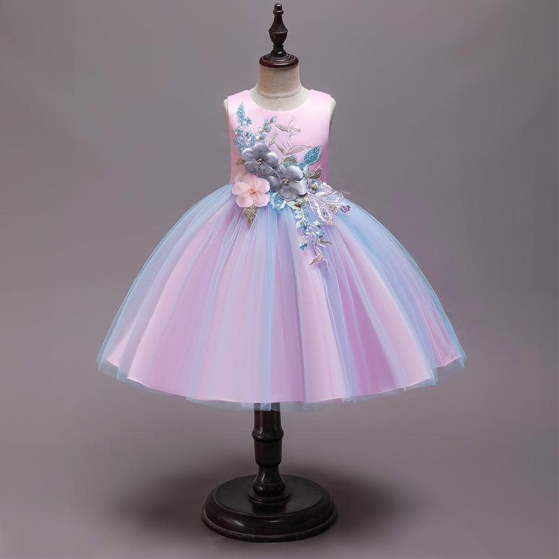 ワンピース 女の子 キッズ プリンセスドレス ふわふわ チュール フォーマル 発表会 結婚式 パーティー セレモニー 上品 エレガント 春夏