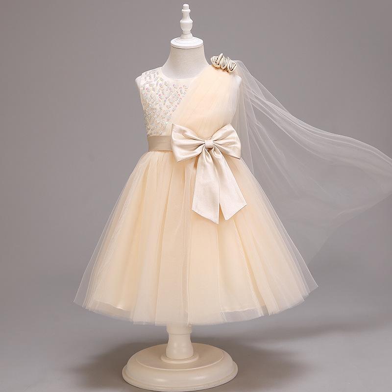 ドレス 女の子 子供 ガールズ プリンセス フォーマル セレモニー 結婚式 発表会 演奏会 フラワーガール 司会 パーティー イベント 誕生日 高品質 おしゃれ 上品 エレガント かわいい 春夏 ワンピース