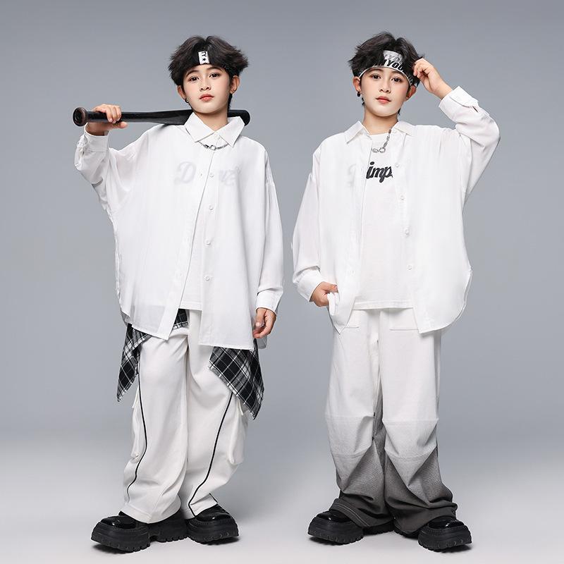 社交ダンス御召しもの キッズ 御坊っちゃん うしろ帯 表どおり 御居処跳ねる プルオーバー セットアップ ポリエステル 告げ知らせる会 上演御召しもの