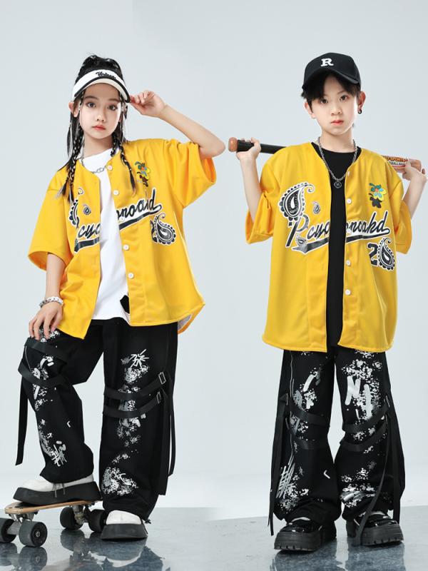 ダンスウェア キッズ 男の子 ストリートダンス ヒップホップ 衣装 セットアップ 上下セット クール かっこいい ステージ発表会 パフォーマンス ドラム演奏 動きやすい