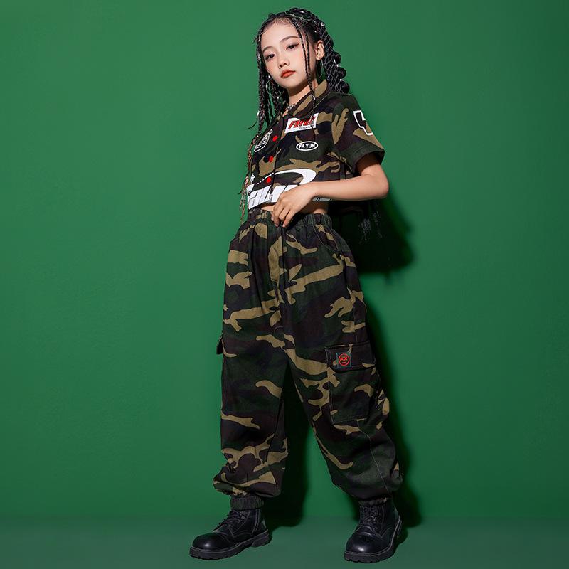 ダンスウェア 女の子 子供 ジャズダンス ヒップホップ K-POP ストリート系 衣装 セットアップ ジュニア 発表会 ステージ 練習着 レッスンウェア クール カジュアル 綿素材 通気性 舞台 イベント