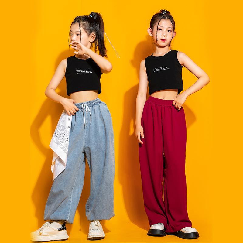 ダンスウェア 女の子 キッズ ジュニア ジャズ ヒップホップ ストリート 練習着 レッスンウェア 発表会 衣装 普段使い セットアップ 上下セット カジュアル 綿 コットン ソフト 通年