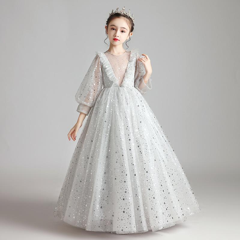 子供 女の子 ドレス ふわふわ チュール プリンセス フォーマル 発表会 演奏会 結婚式 フラワーガール パーティー セレモニー 衣装