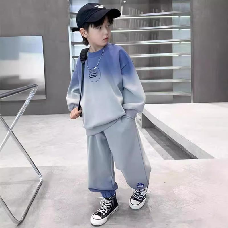 キッズ セットアップ 男の子 ジュニア スウェット トレーナー 上下セット 長袖 長ズボン 綿素材 柔らかい肌触り 切り替え スポーツウェア 運動着 普段着 通学着 カジュアル おしゃれ 春秋