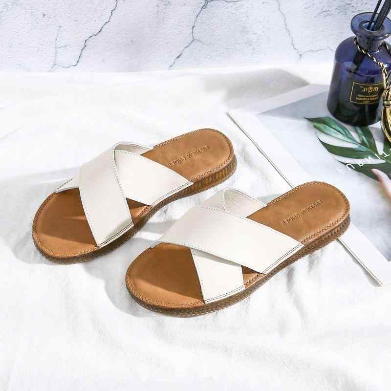 サンダル レディース 女性 ママ クロスデザイン フラットソール 春夏 外履き 普段使い お出かけ シンプル 着回し クッションソール 滑り止め 快適 合皮 フェイクレザー ブラック アイボリー画像