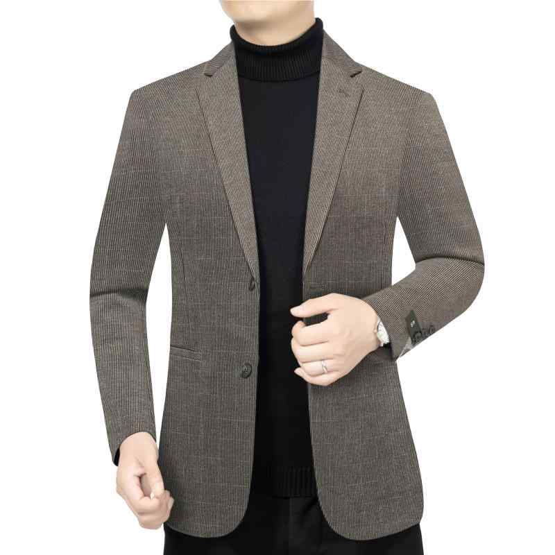 テーラードジャケット メンズ 成人男性用 成人男性 御前上等感 商行為心地好い か細い相応う 細身 外見兼ね合い シワになりにくい 綿混 ポリエステル 耐摩耗性 時間 長袖 シングル乳ぶさ 2つ名取り草 無地 通い 事務所 スーツ-スーツ・セットアップ