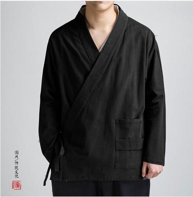 アウター メンズ 秋物 チャイナ服 中華服 レトロ クラシック 漢服 綿麻 コットンリネン 麻混紡 羽織り カーディガン ゆったり ルーズフィット ビッグシルエット 大きいサイズ 普段使い 日常着 タウンユース カジュアル 男性用