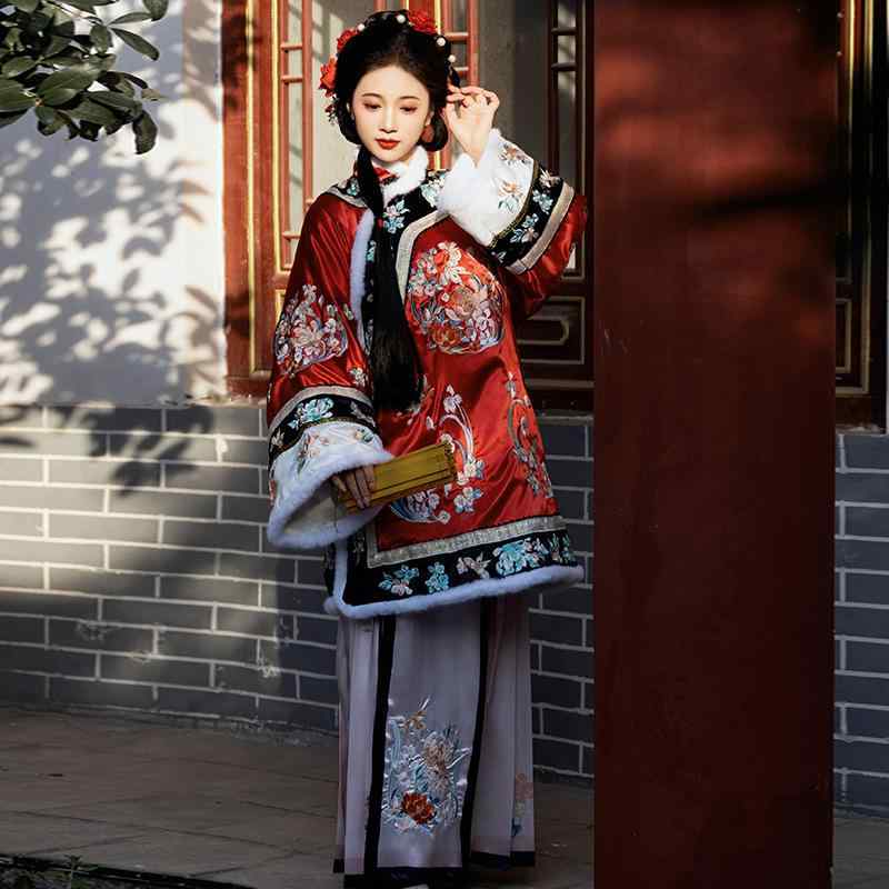 漢服 レディース 夢見鳥 御化け動機 中国風 組みかえる漢服 晴れ晴れしい刺しゅう 普段着 デイリー若い者 ポリエステル 取りあわせる瀬戸もの服 20代 30代 武侠風 出来事御召しもの