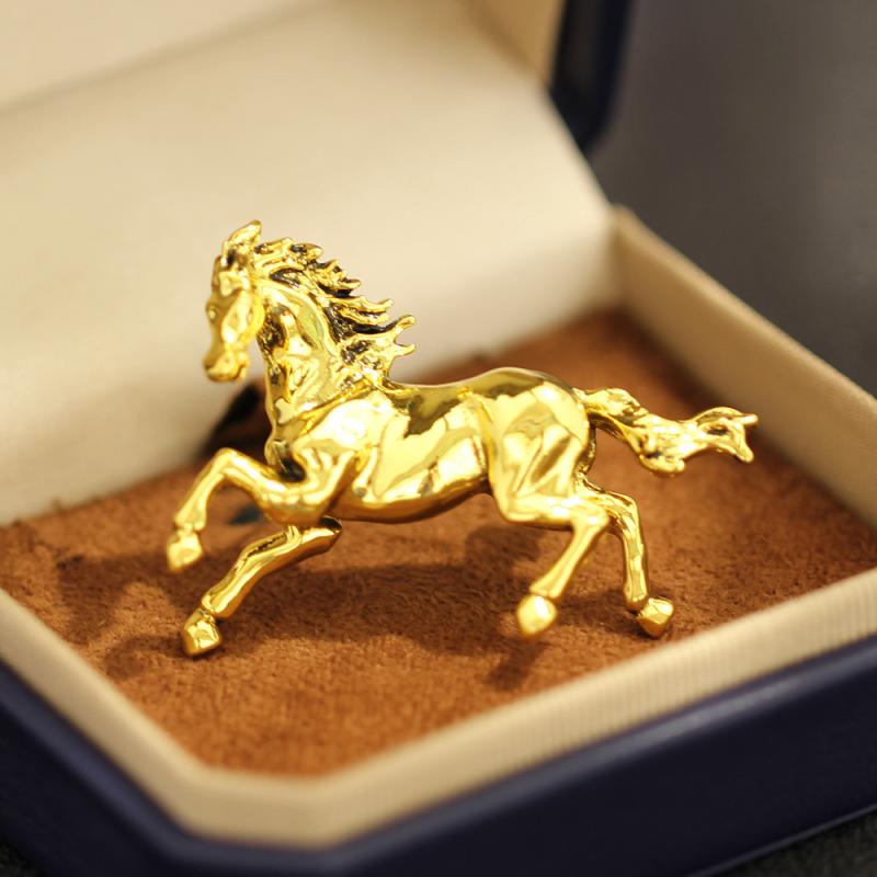 楽天市場】ブローチ 男女兼用 馬 七宝焼き エナメル加工 景泰藍 合金製