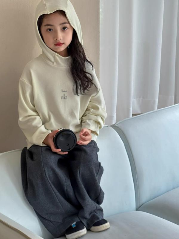 スウェット 女の子 キッズ トレーナー プルオーバー ロンT 春秋 薄手 コットン 無地 ロゴ 長袖 普段着 通学 部屋着 肌触り良い クルーネック