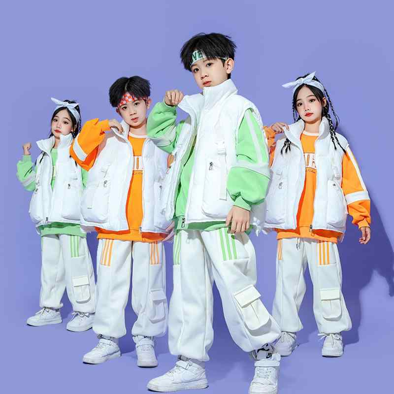 セットアップ キッズ 女の子 スウェット ジャージ 上下セット ダンス 衣装 ヒップホップ ストリート ジャズ 運動会 発表会 練習着 スポーツ カジュアル おしゃれ