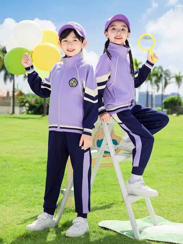 幼稚園服 小学生制服 キッズ ジュニア 男女兼用 春秋 3点セット ベースボールウェア スタジャン風 スポーツウェア 上下セット 綿 ソフトタッチ 切り替え 通学 運動会 おしゃれ