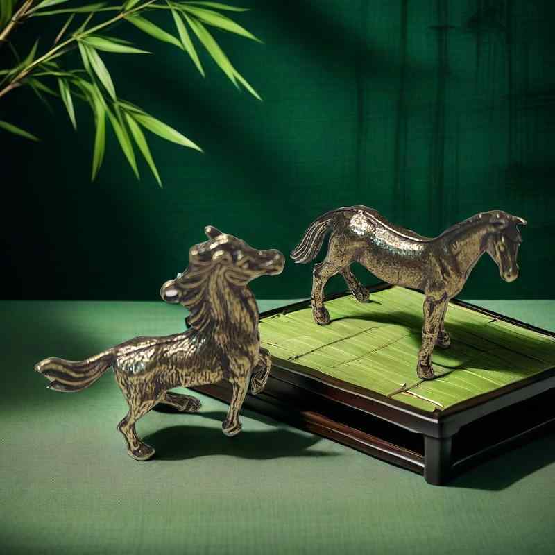 楽天市場】インディアン像 置物 Indian 先住民族 馬 置き物 アメリカ直