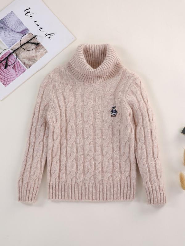 ニット キッズ 男の子 女の子 100%カシミヤ タートルネック セーター 厚手 保温 インナー 重ね着 秋冬|way-ugo