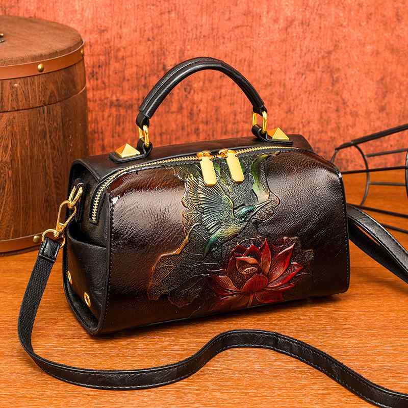 バッグ レディース 女性用 ボストンバッグ ショルダーバッグ レトロ カジュアル 上品 通勤 民族風 枕型 ソフト デイリーユース 合わせやすい 鞄 4,593円