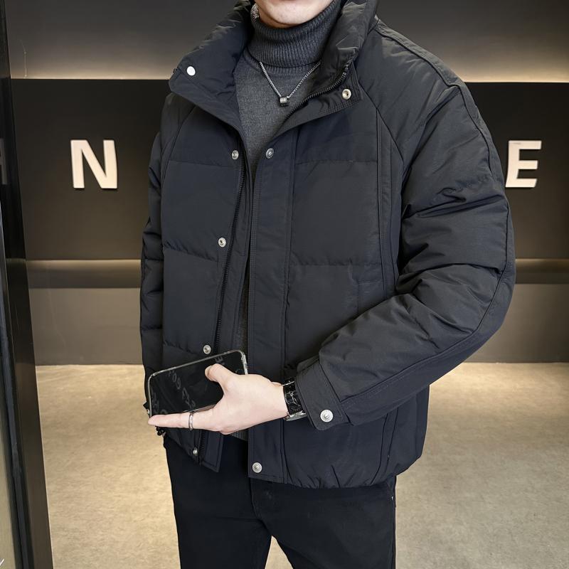 落ち込む上衣 メンズ 冬 照明ランプ色つや 白鴨落ち込む 朦々たる 極厚 保温 防寒 厳寒相応う あったか ポリエステル か細い相応う 飛び切り感 着回し 通い 商行為 心地好い アウター 黒いこと